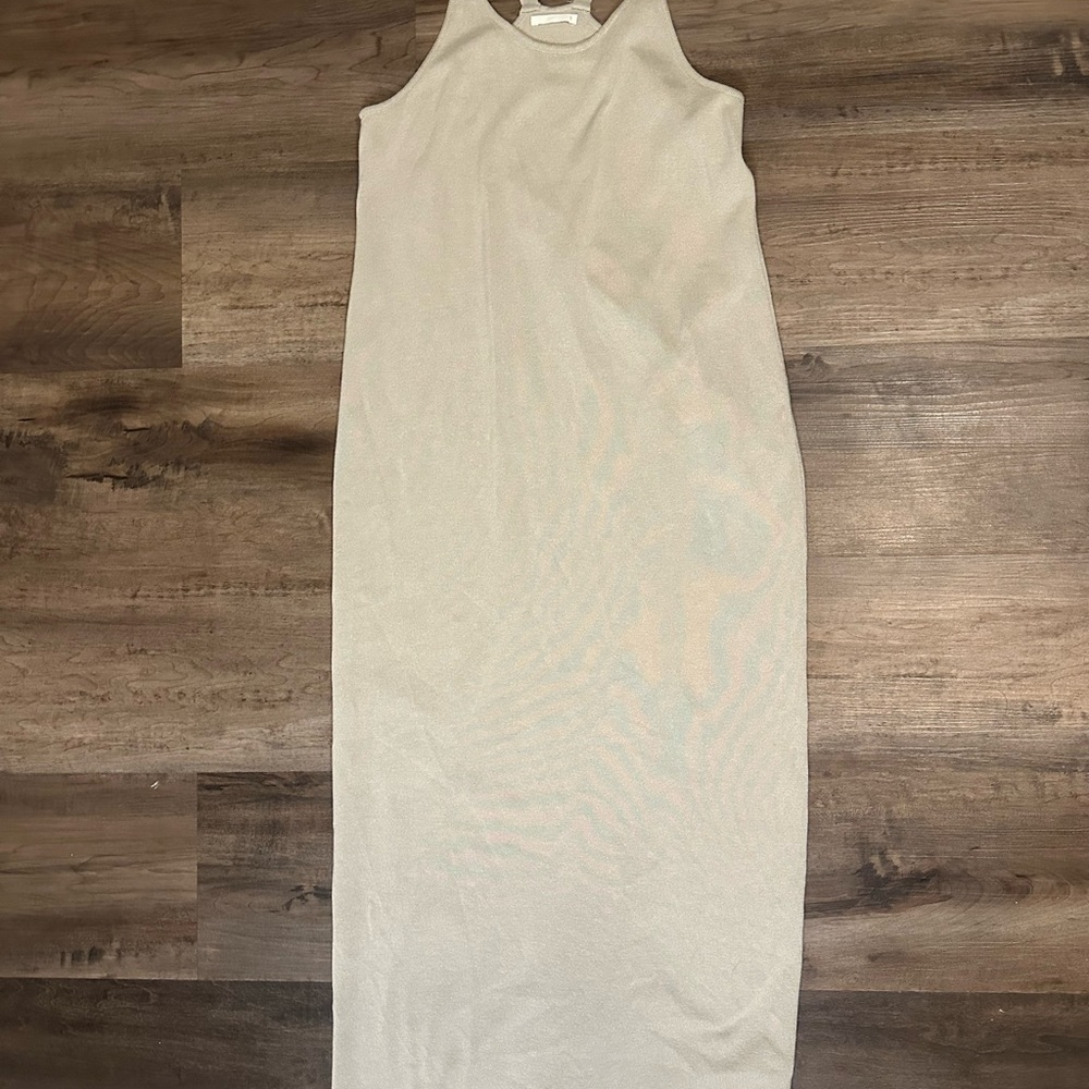 Elegant Cream Midi Dress